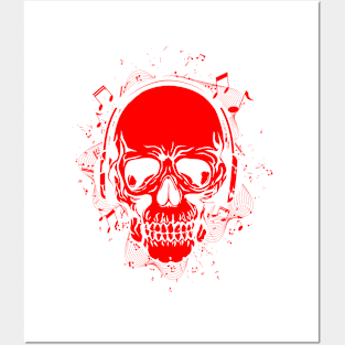 Skully Candy - Red Posters and Art